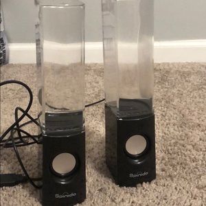 Light up water speakers